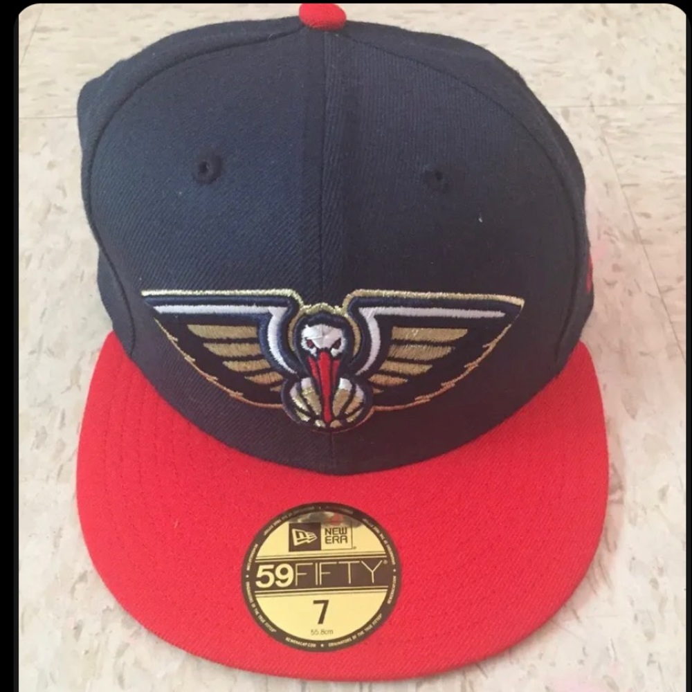 New Orleans Pelican Two Tone Fitted Cap 59FIFTY Size 7